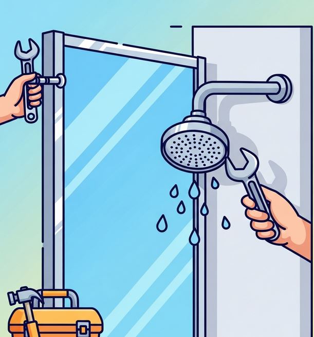 instalación mampara